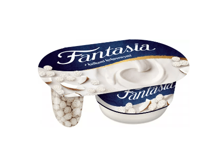 Danone Fantasia Yoghurt With Coconut Balls 98g