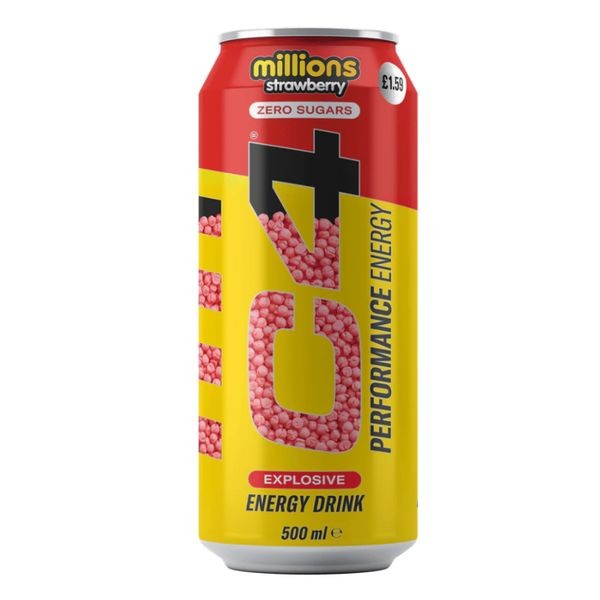 C4 Performance Millions Strawberry 500ml