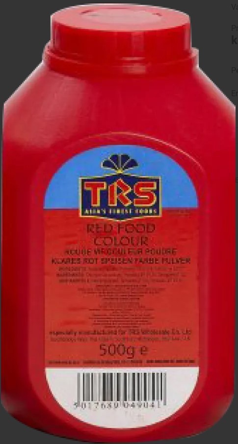 TRS Red Food Colour 500g