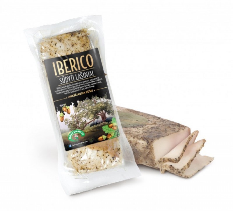 Krekenavos Iberico Saltet pork fat 400g - Litauen -