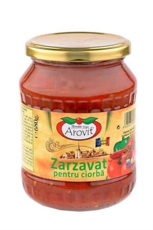 Arovit Grønnsaksblanding for suppe "Zarzavat pentru ciorba" 720ml - Romania -