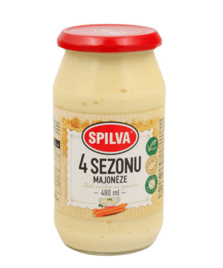 4 sesong majones VEGANSK i glass Spilva 450g