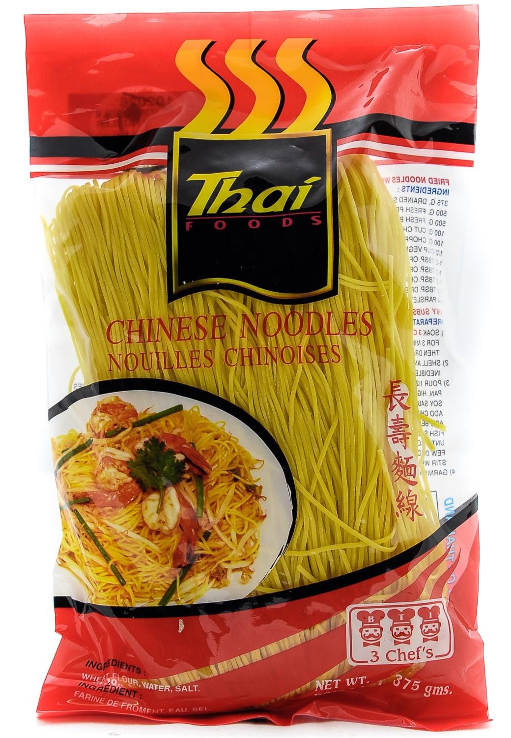 3 CHEFS Thai foods Chinese noodles 375g