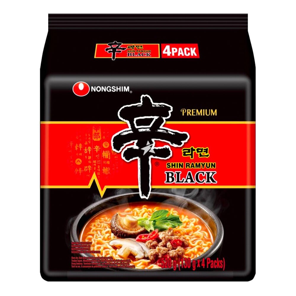 NONGSHIM Instant Shin ramyun black 4 * 130 g