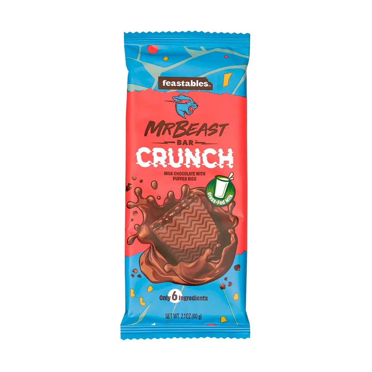 Mr Beast Milk Crunch Chocolate 60g