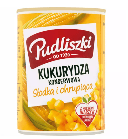 Pudliszki Kukurydza Konserwowa 400g