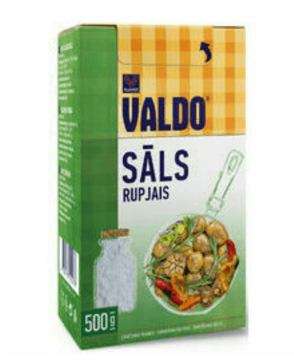 Salt grovmalt Valdo 500g