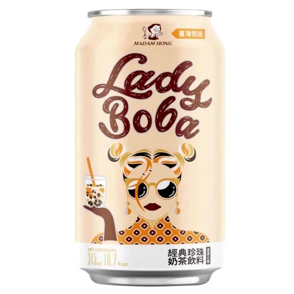 MADAM HONG Lady Boba Classic Bubble tea 315 ml