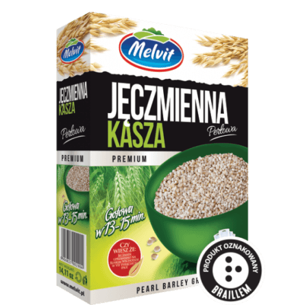 Melvit Kasza Jeczmienna - Byggrøt 6*4*100g stk