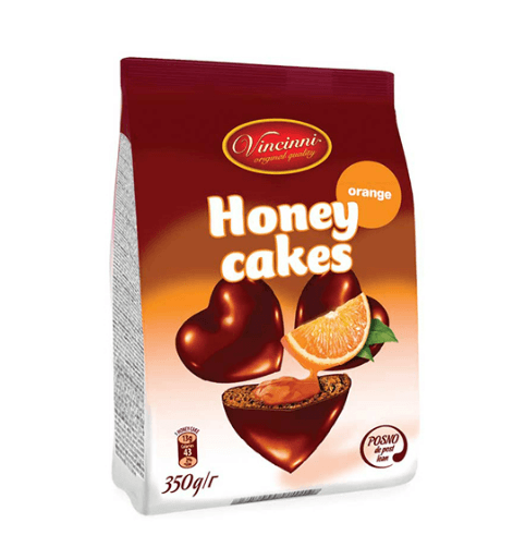 Vincinni Honey Cakes Orange 350gr