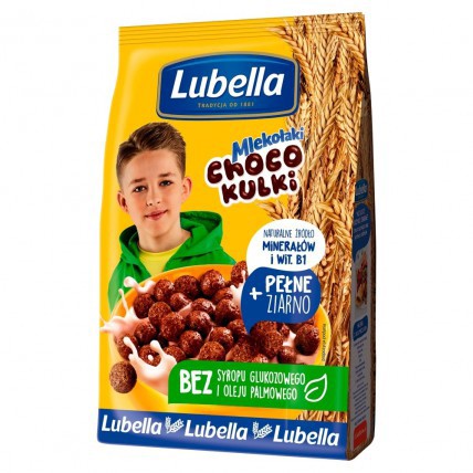 Lubella Mlekolaki Choco Kulki - Frokostblanding 9*500g stk