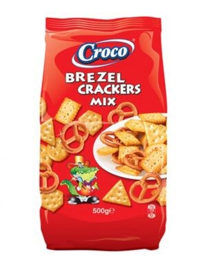 Croco Pretzels Crackers Mix 500 g - Romania -