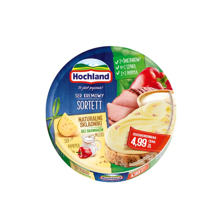 Hochland Sortett Cream Cheese In Portions 140 g