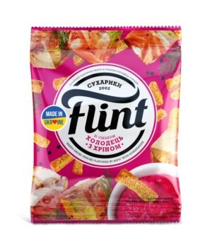 Flint brødships "Holodec med pepperot" 70g - Ukraina -