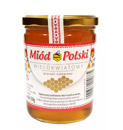 Apis Miod Wielokwiatowy Polski 550g