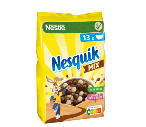 Nestle Nesquik Mix Platki Sniadaniowe 400g Pacific