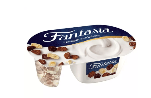 FANTASIA YOGURT WITH CHOCOLATE FLAKES 102G DANONE