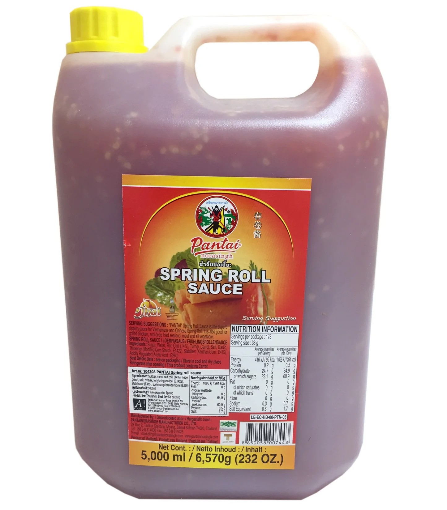 PANTAI Springroll sauce 5l