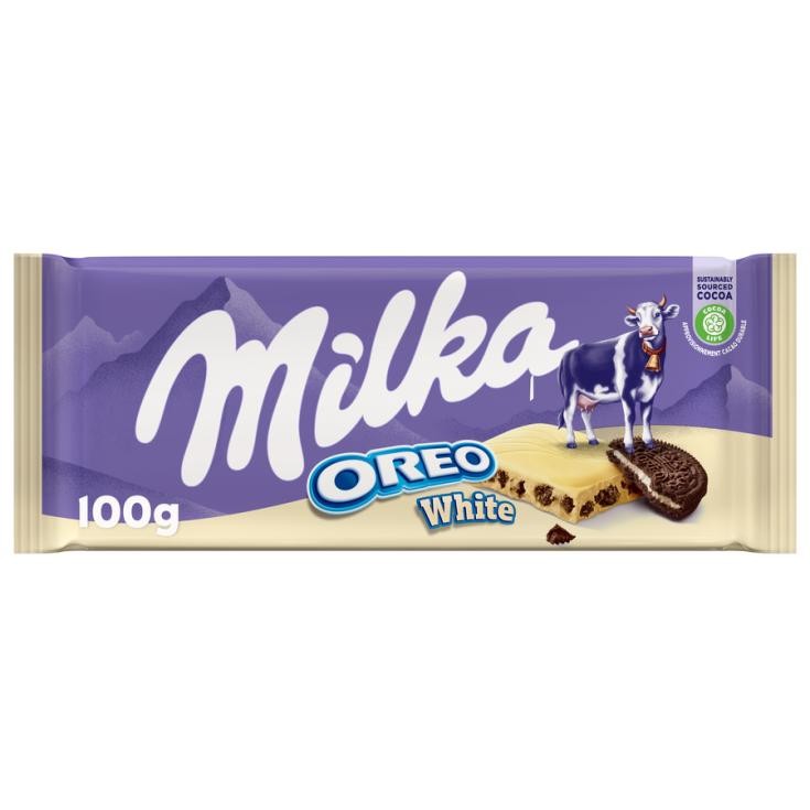 Milka Hvit sjokolade Oreo 100g