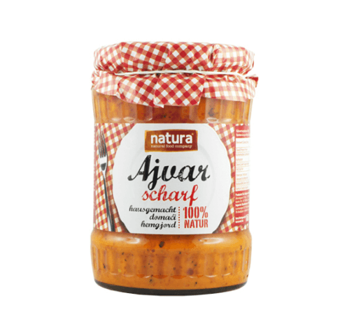 Natura Ajvar Hemgjord Hot 550gr