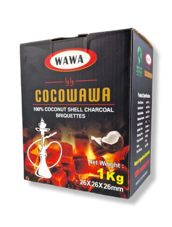 Cocowawa Charcoal Tablet for Shisha 1kg