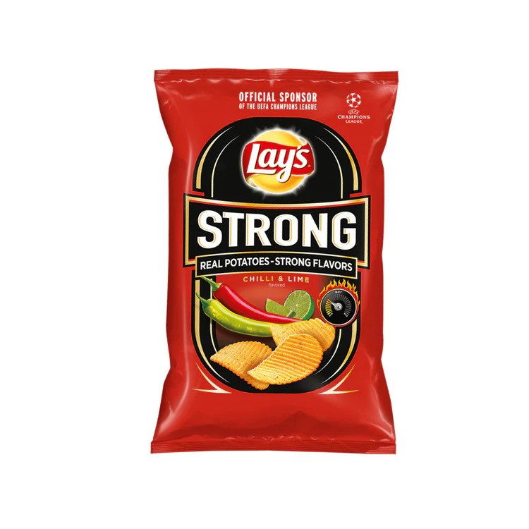 Lays Chipsy Strong Chili & Lime 120G