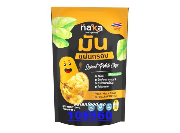 NAKA Sweet potato chips 100 g