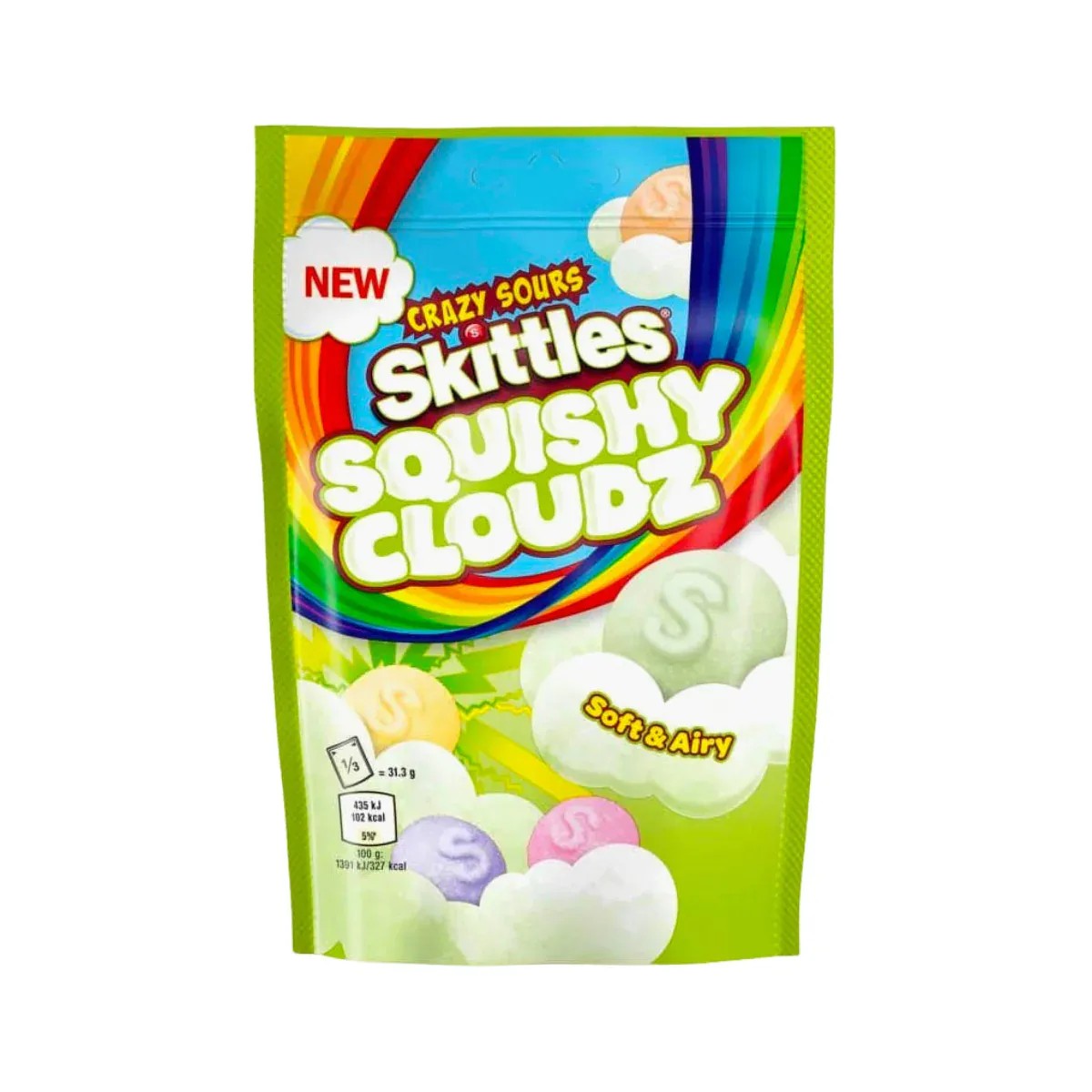 Skittles Cracy Sour Squishy Cloudz 70g