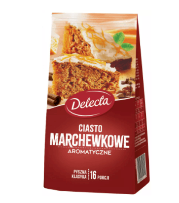 DELECTA CIASTO MARCHEWKOWE 410G