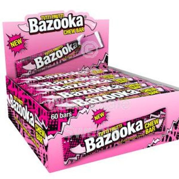 Bazooka Tutti Frutti Chew Bar 14g