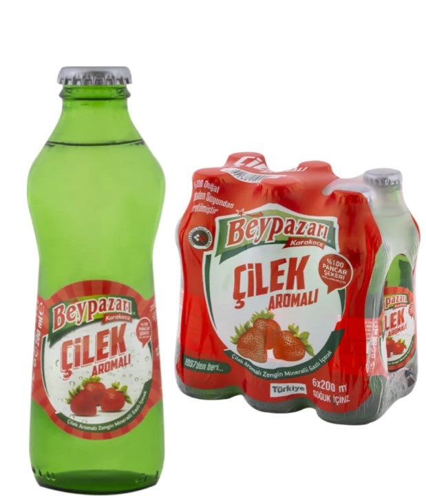 Beypazari Mineral Water Strawberry 6x200ml