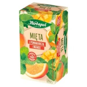 Herbapol Te Mynte med appelsin og mango (1,5g x 20)