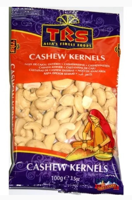 TRS Cashew Kernels 100g