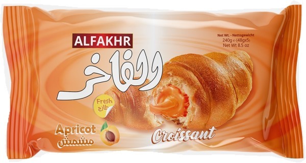 alFakhr Croissant Aprikos 48 g x 5 Stk