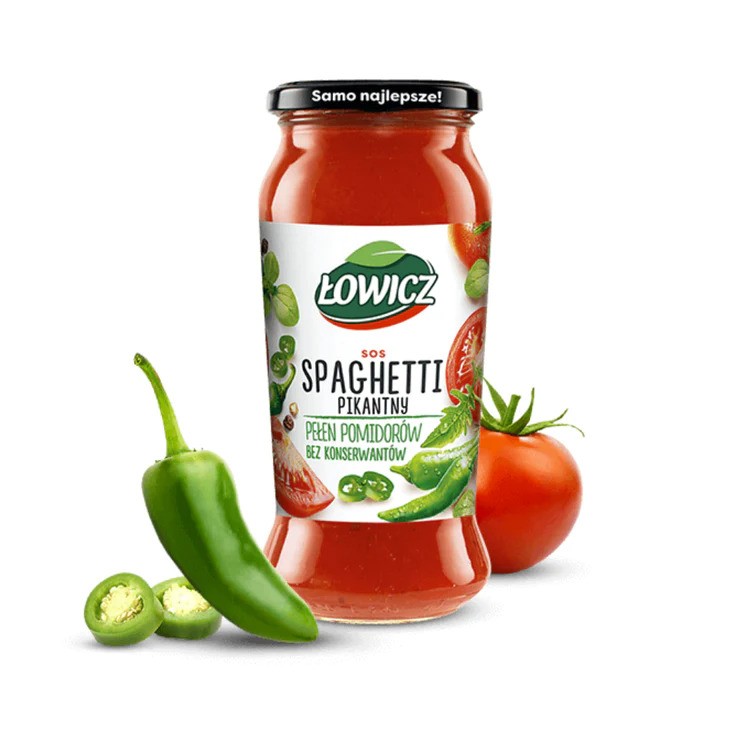 431 Lowicz Spicy Spaghetti Sauce 500g