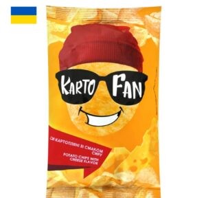 KartoFan potato chips med ost smak 130gr - Ukraina -