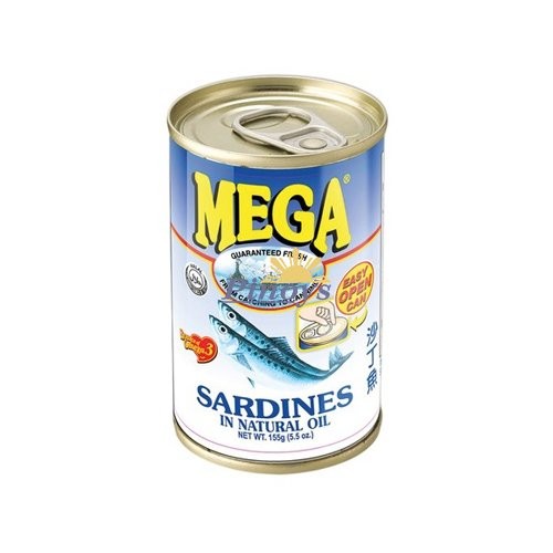 MEGA sardines in natural oil 155 g