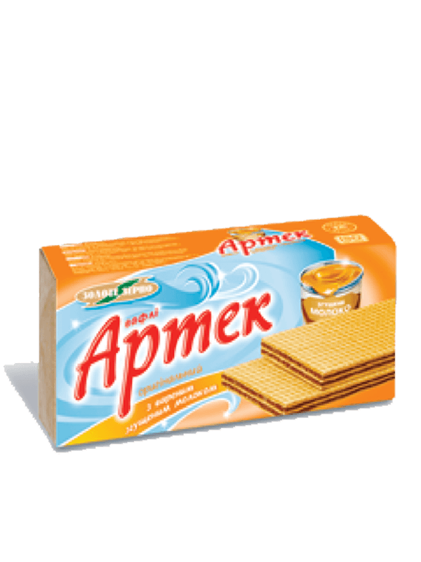 Zolote Zerno Vafler "Artek" med kondensmelk 90 g - Ukraina -