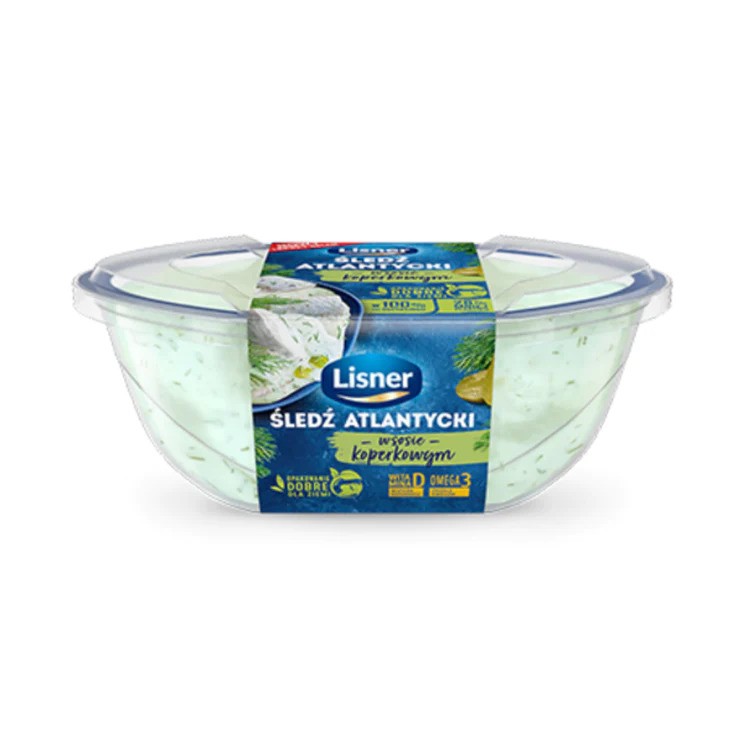 Lisner Herring Fillets In Yoghurt Sauce 280G