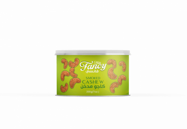 Fancy Smoked Cashew Nuts in Cans  200g