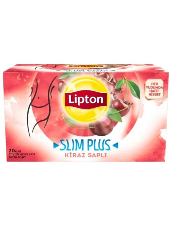 Lipton Te Slim Plus Kirsebærstengel 20x36g