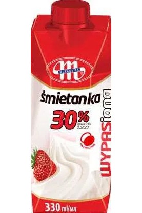 Mlekovita Fløte 30pros 330ml - Polen -