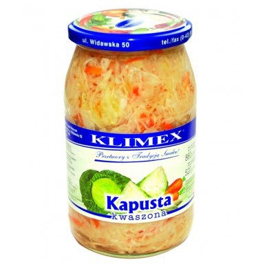 Klimex Kapusta Kwaszona M Marchew 8*850g szt