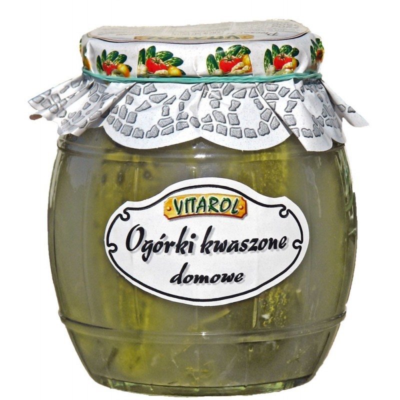 Vitarol Ogorki Kwaszone Domowe 750g