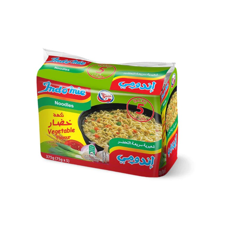 Indomie Noodles Vegetable (5x75g)