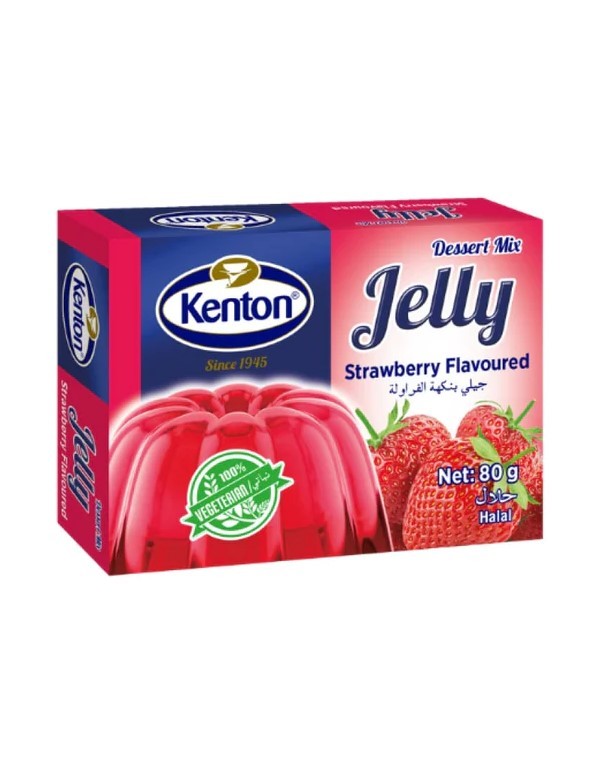 Kenton Jelly Strawberry Flavoured 80g