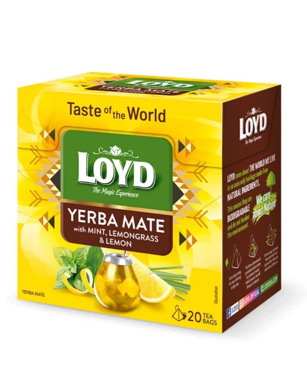 Mokate Tea Loyd Tea Exp Yerba Mate Mint With Lemon 20x2g