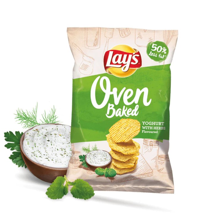 Lays Chips Yoghurt With Herbs 125G