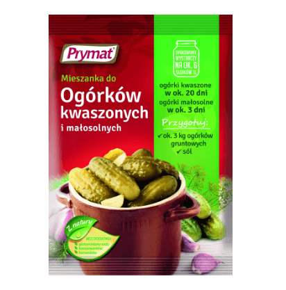 Prymat Przyprawa Do Ogorkow Kwaszonych I Malosolnych 40g