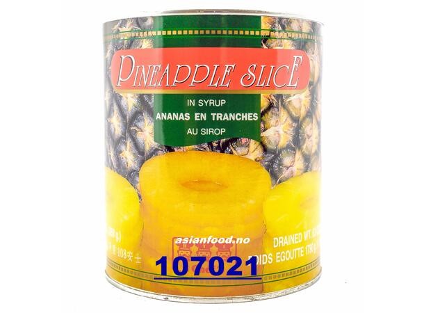 3 CHEFS Pineapple slices in syrup 3kg